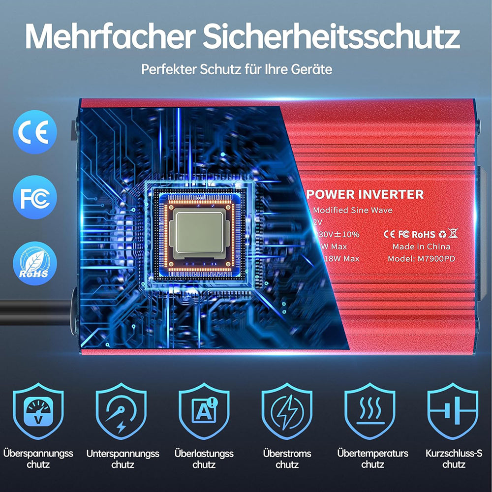 Invertor Electric Auto Techsuit FlexiCarVolt, 300W