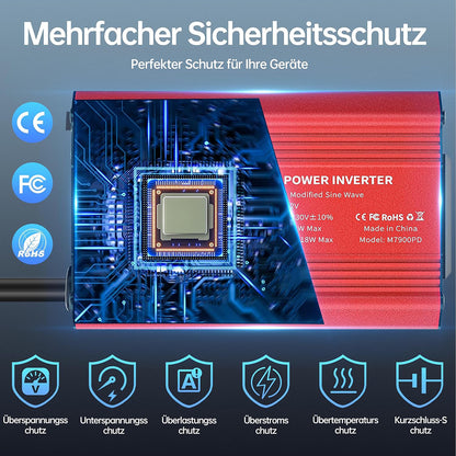 Invertor Electric Auto Techsuit FlexiCarVolt, 300W