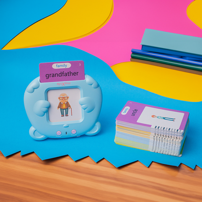 Jucarie educativa MaXlife MXLD-100 pentru invatare cuvinte in limba engleza, Albastra