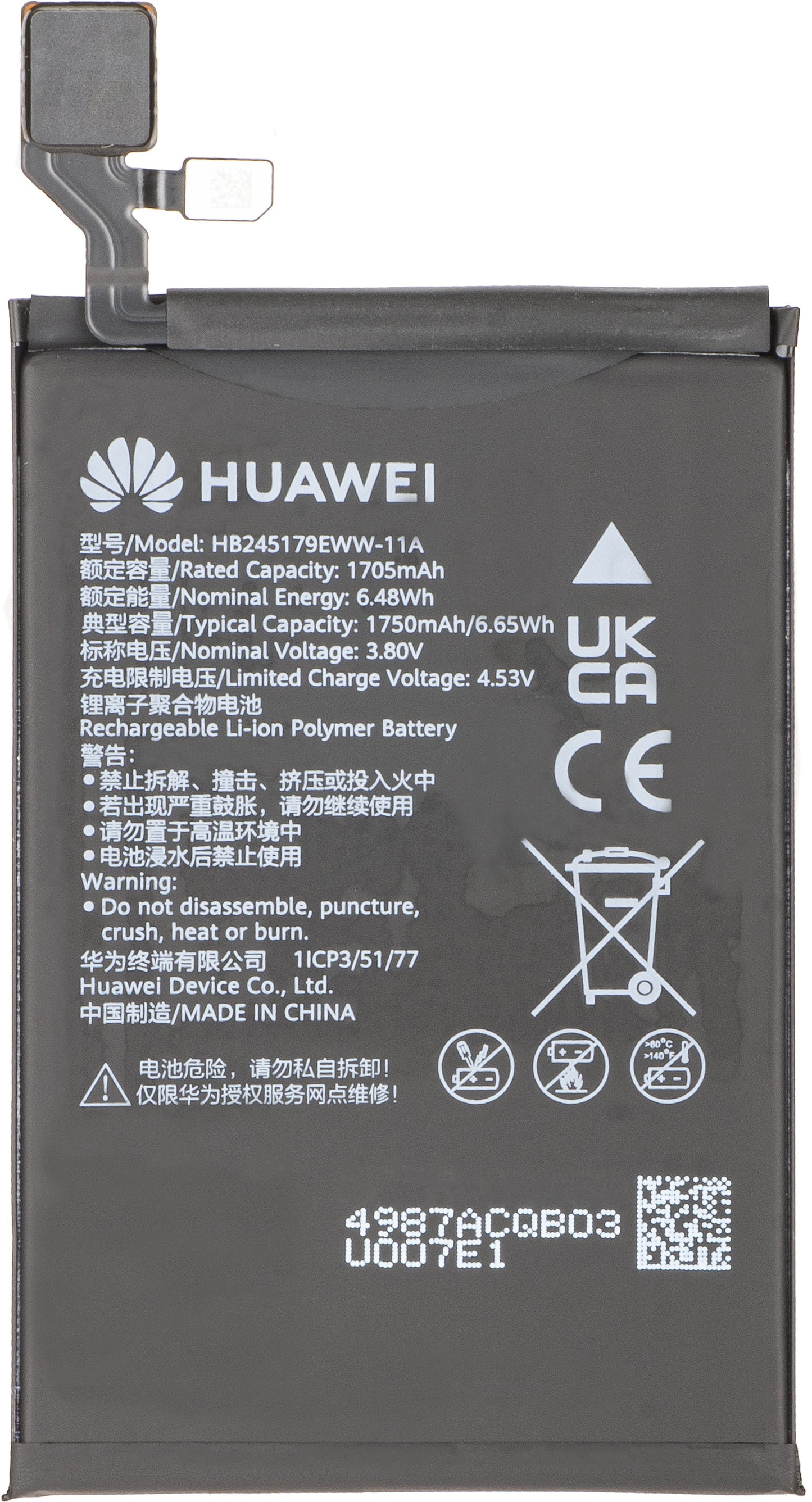Kit Acumulator HB245179EWW-11A pentru Huawei Mate X7 Service Pack si Instrumente Service Dedicate