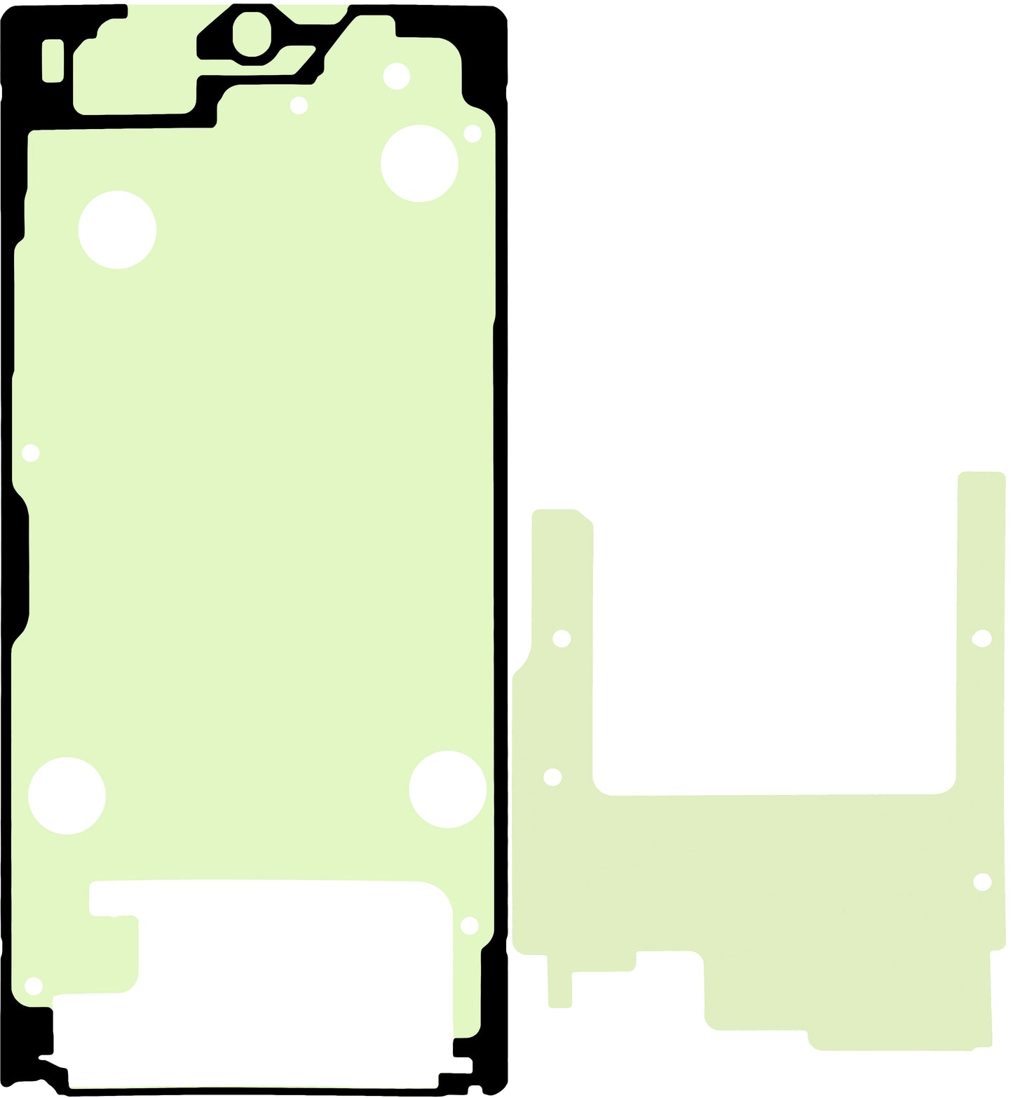 Kit Adeziv Display Samsung Galaxy S25 Ultra S938, Service Pack GH82-36522A