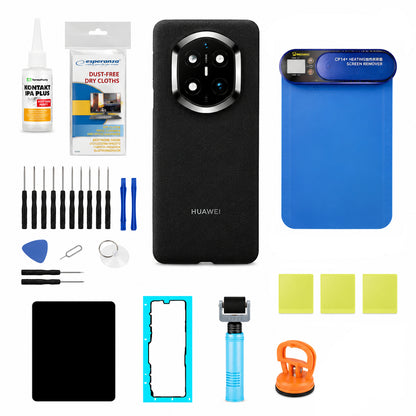Kit Capac Baterie Huawei Mate X7 Negru Service Pack si Instrumente Service Dedicate