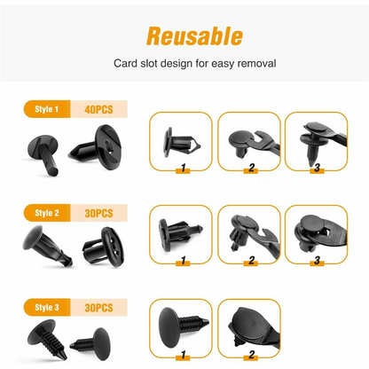 Kit Clipsuri / Cleme Auto OEM, 200in1