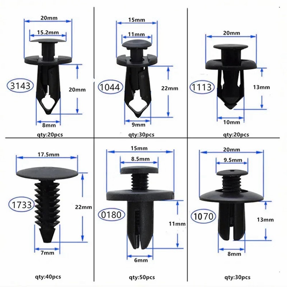 Kit Clipsuri / Cleme Auto OEM, 190in1