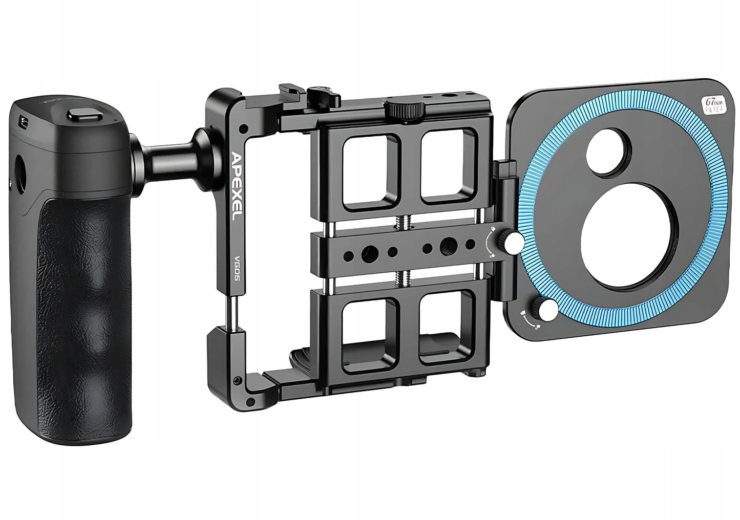 Kit de Vlogging Apexel pentru Telefon, Negru APL-VG05CH