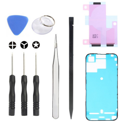 Kit Reparatii Jiafa JF-8162 pentru inlocuire Acumulator Apple iPhone 15 Pro Max, 9in1