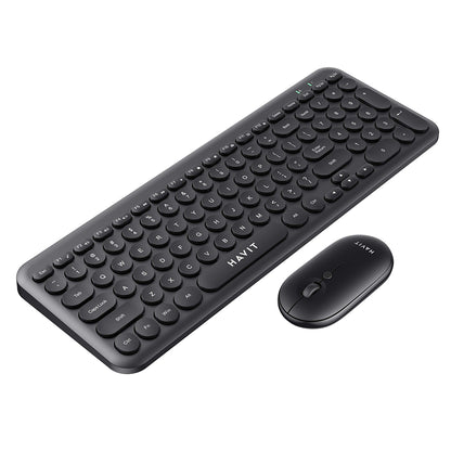 Kit Tastatura si Mouse Wireless HAVIT, Negru