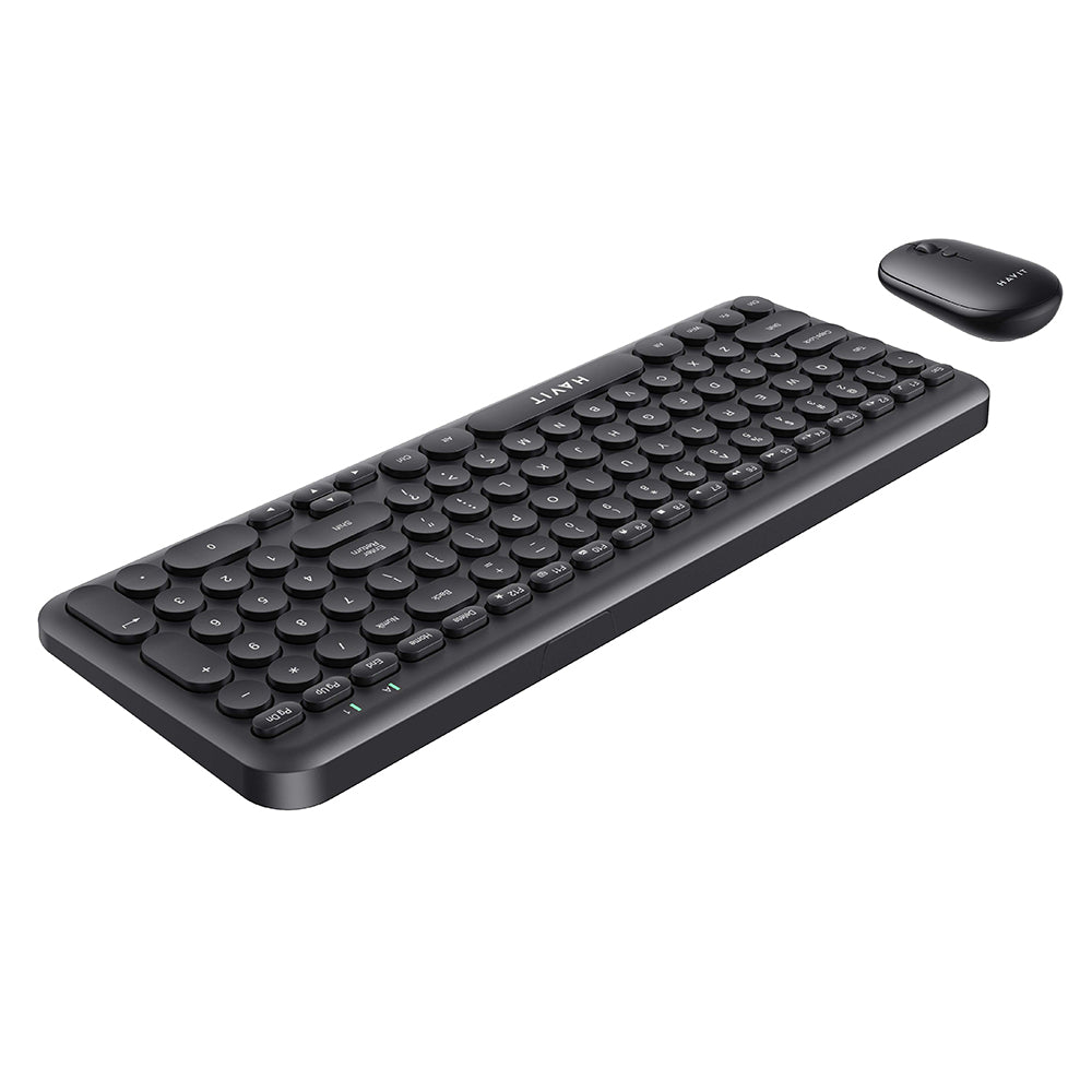 Kit Tastatura si Mouse Wireless HAVIT, Negru