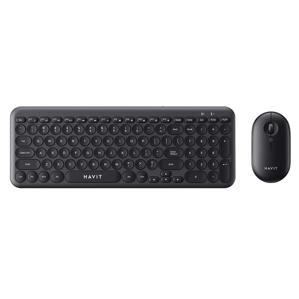 Kit Tastatura si Mouse Wireless HAVIT, Negru