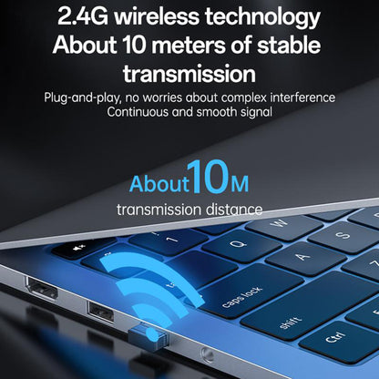 Kit Tastatura si Mouse Wireless Yesido KB43, Negru