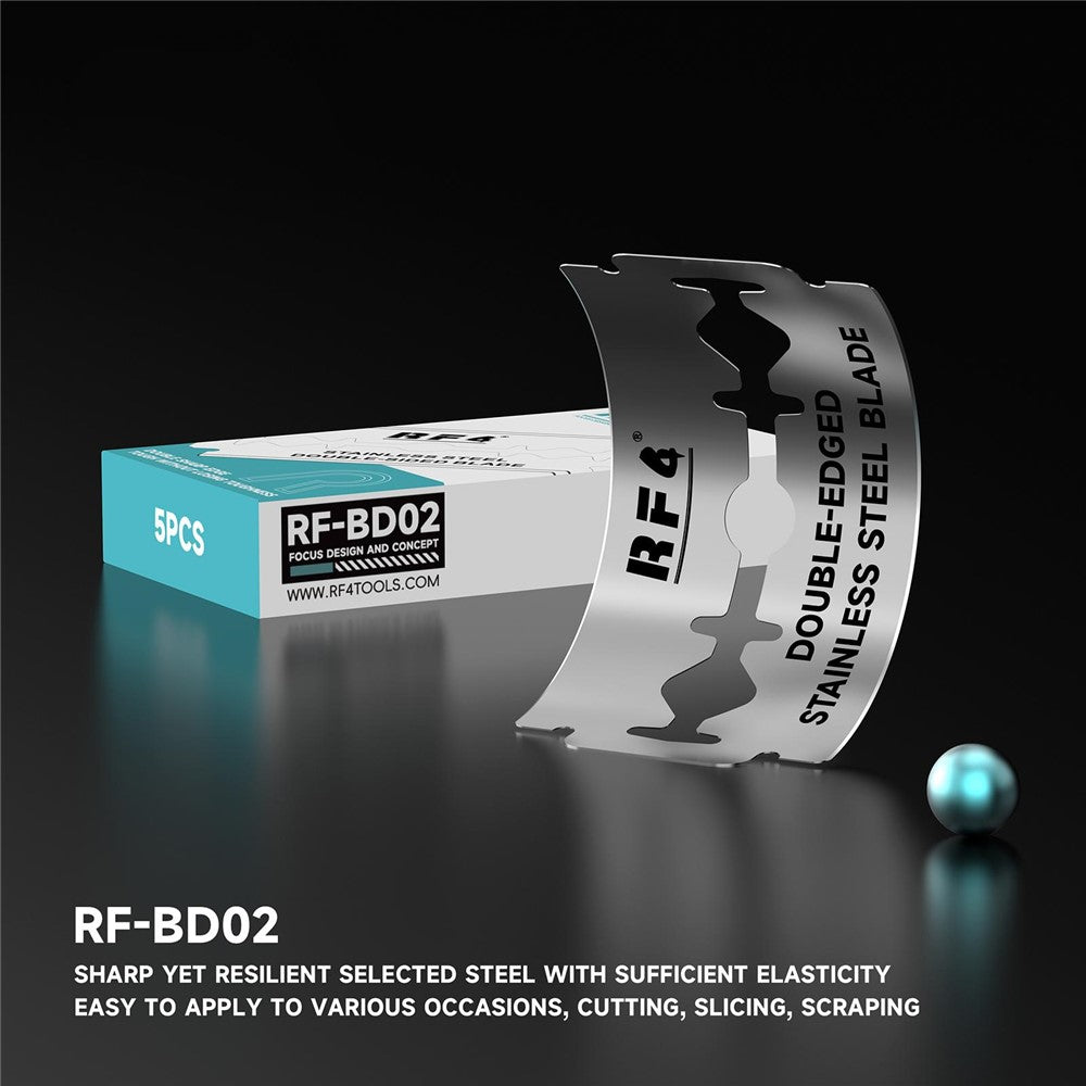 Lama Rezerva RF4 RF-BD02 pentru instrument de indepartat adeziv UV / OCA, Set 100 bucati