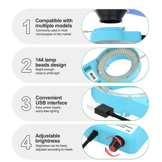 Lampa Relife RL-033M pentru Microscop, Albastra