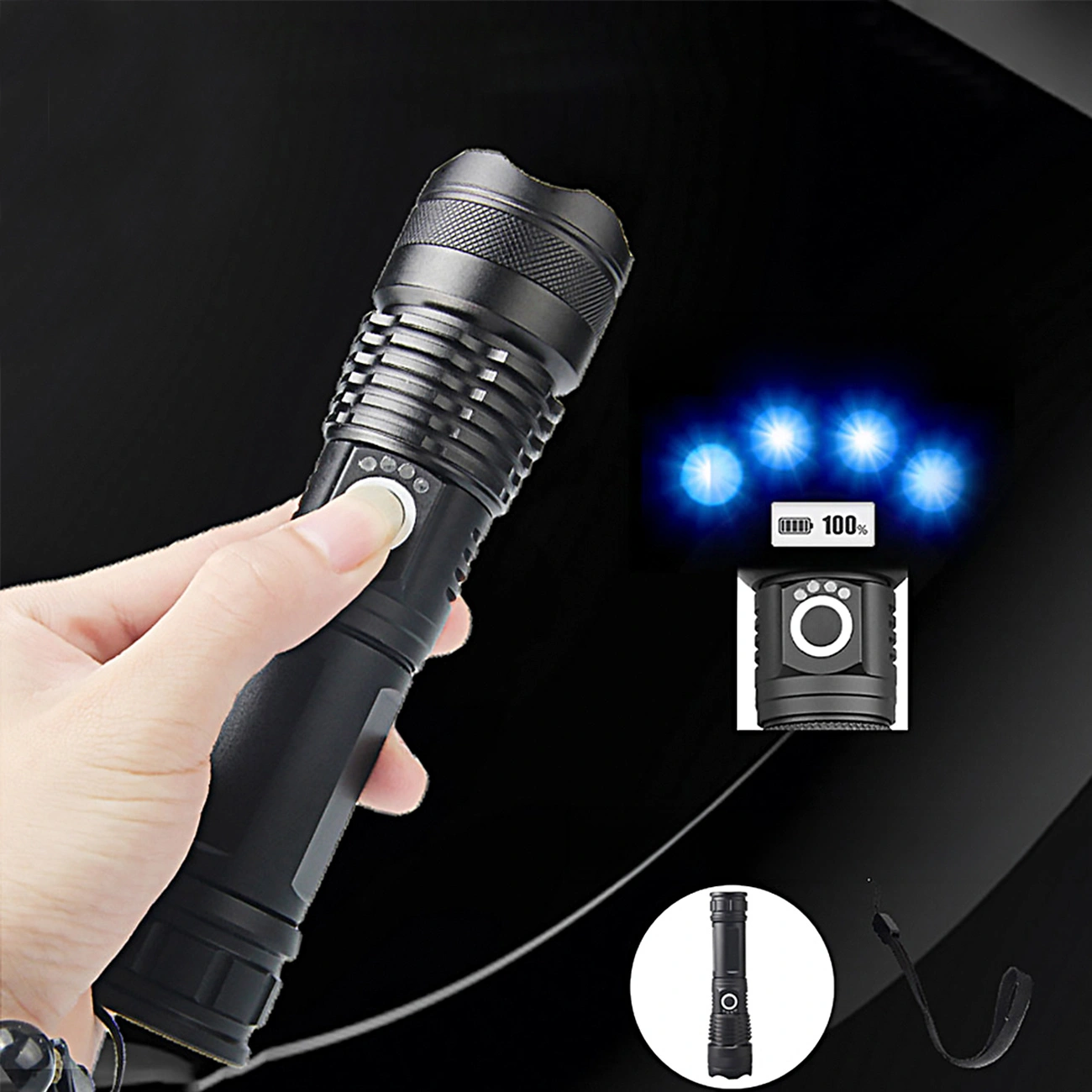 Lanterna LED WZK WLT-15W, 1500lm, IP65