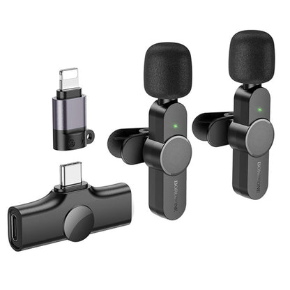 Lavaliera Borofone BFK12 Trophy, USB-C / Lightning, Set 2 bucati, Negru