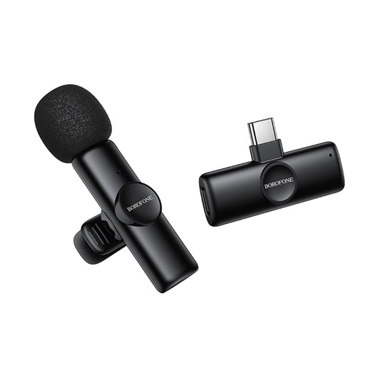 Lavaliera Borofone BFK16 Winner, USB-C, Neagra