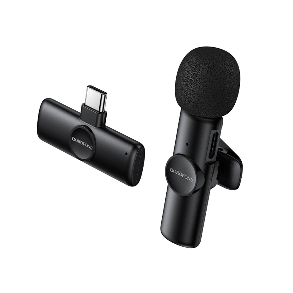 Lavaliera Borofone BFK16 Winner, USB-C, Neagra