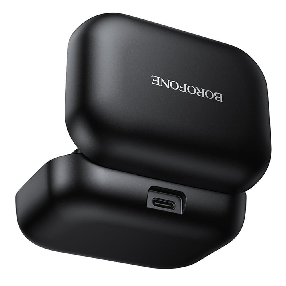 Lavaliera Borofone BFK17 Lemai, USB-C, Set 2 bucati, Neagra