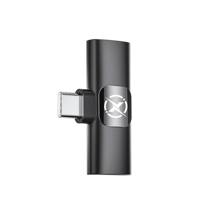 Lavaliera XO Design MC13, USB-C / Lightning, Neagra