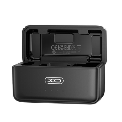 Lavaliera XO Design MC15 Dual, USB-C / Lightning, Set 2 bucati, Neagra