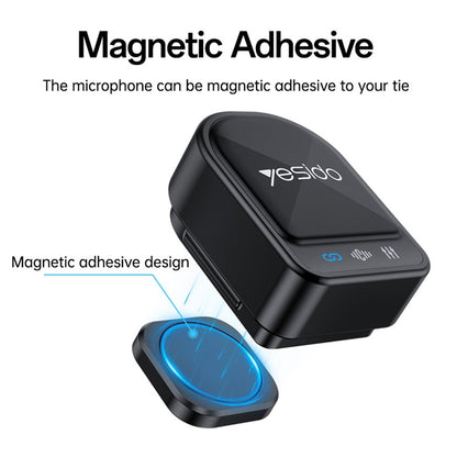 Lavaliera Yesido KR19, USB-C / Lightning, Set 2 bucati, Neagra
