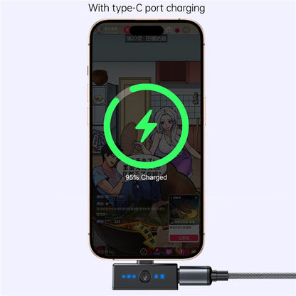 Lavaliera Yesido KR19, USB-C / Lightning, Set 2 bucati, Neagra