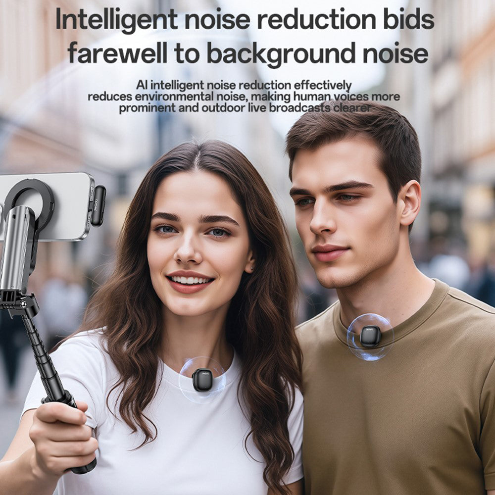 Lavaliera Yesido KR21, USB-C, Set 2 bucati, Neagra