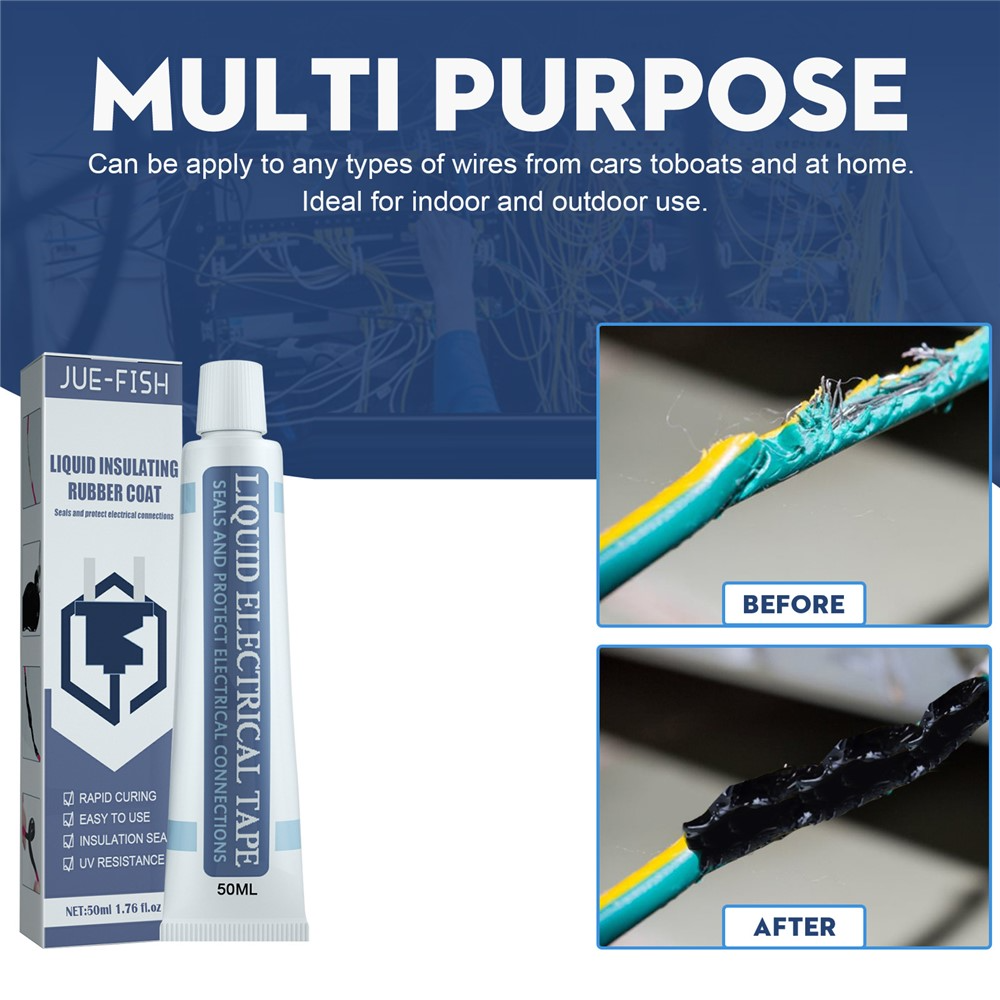 Lichid Izolare Cabluri / Trasee Jue-Fish, 50ml, Alb