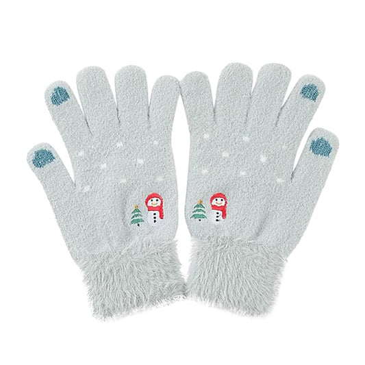 Manusi De Iarna Tactile Dama Techsuit ST0011, Marime 17cm, Albastre