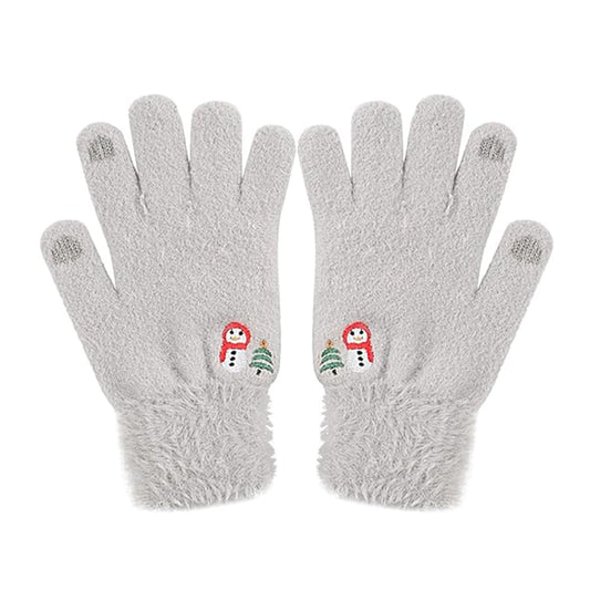 Manusi De Iarna Tactile Dama Techsuit ST0011, Marime 17cm, Gri