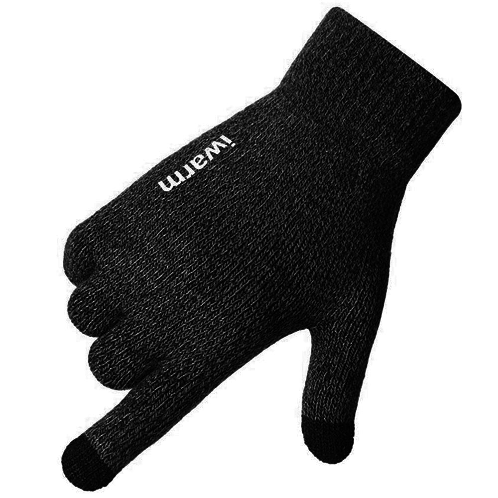 Manusi De Iarna Tactile Iwarm ST0005, Marime 21cm, Negre