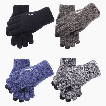 Manusi De Iarna Tactile Iwarm ST0018, Marime 23cm, Albastre