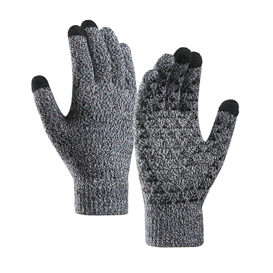 Manusi De Iarna Tactile Iwarm ST0018, Marime 23cm, Negre Gri