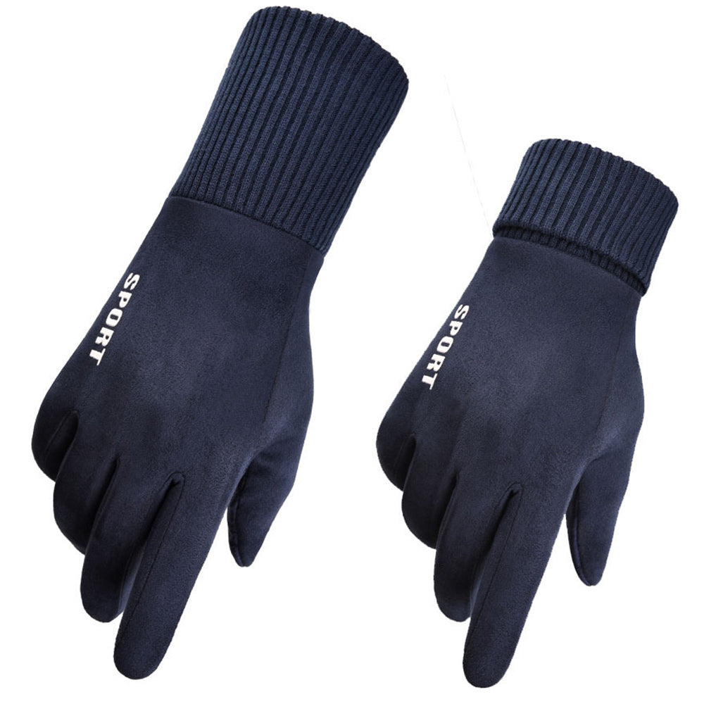 Manusi De Iarna Tactile Unisex Techsuit ST0009, Marime Universala, Albastre