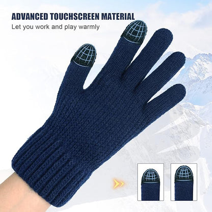 Manusi De Iarna Tactile Unisex Techsuit ST0012, Marime 22cm, Bleumarin