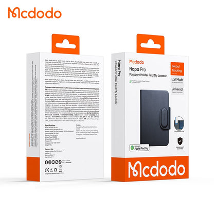 Mcdodo SmartTag Passport Napa Pro AT-4180 pentru iOS Series, Negru