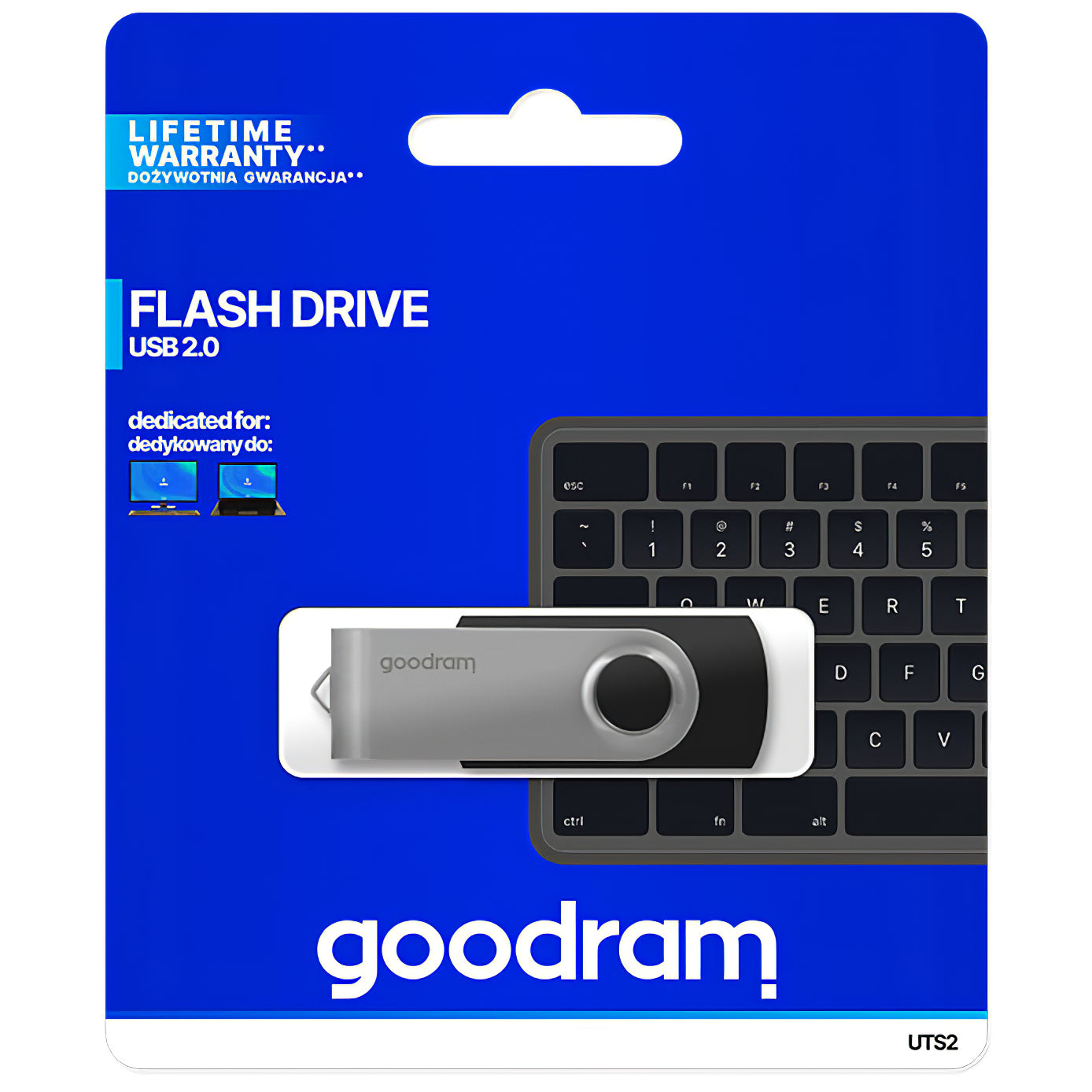 Memorie Externa USB-A GoodRam UTS2, 64Gb UTS2-0640K0R11