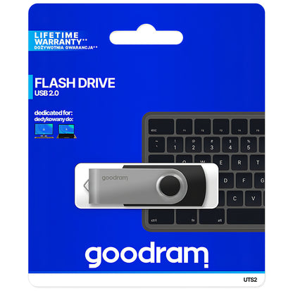 Memorie Externa USB-A GoodRam UTS2, 64Gb UTS2-0640K0R11