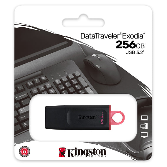 Memorie Externa USB-A 3.2 Kingston DT Exodia, 256Gb DTX/256GB