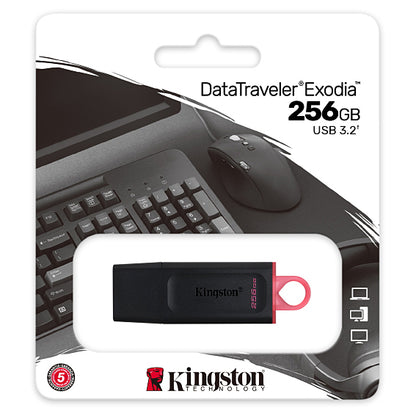 Memorie Externa USB-A 3.2 Kingston DT Exodia, 256Gb DTX/256GB
