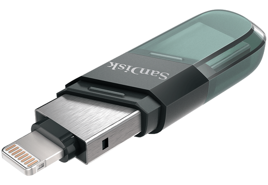 Memorie Externa USB-A 3.1 / Lightning SanDisk iXpand Flip, 256Gb SDIX90N-256G-GN6NE