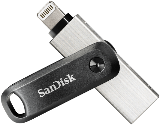 Memorie Externa USB-A 3.0 / Lightning SanDisk iXpand Go, 64Gb SDIX60N-064G-GN6NN