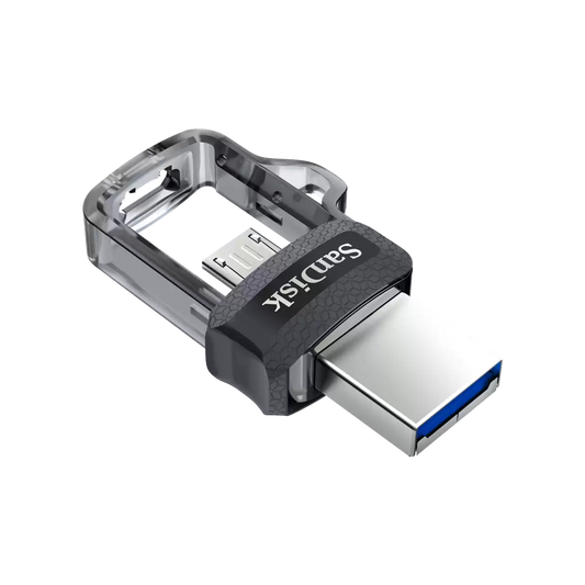 Memorie Externa USB-A 3.0 / microUSB SanDisk Ultra Dual Drive, 64Gb SDDD3-064G-G46
