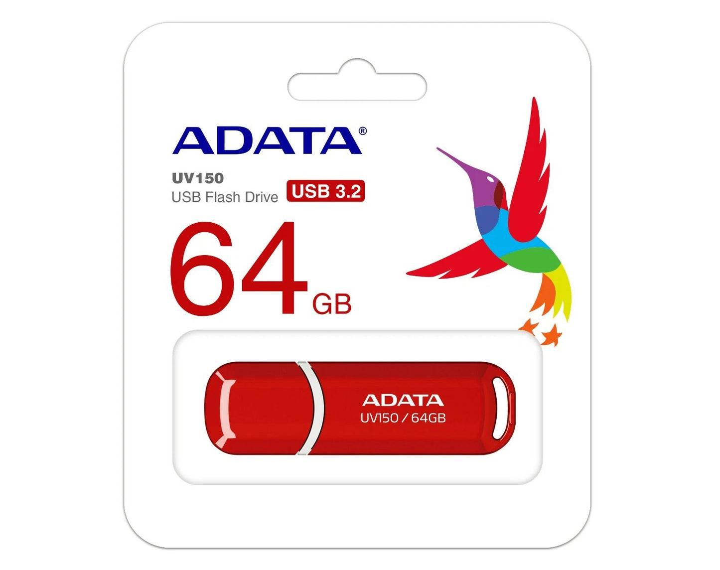 Memorie Externa USB-A 3.2 Adata UV150, 64Gb AUV150-64G-RRD