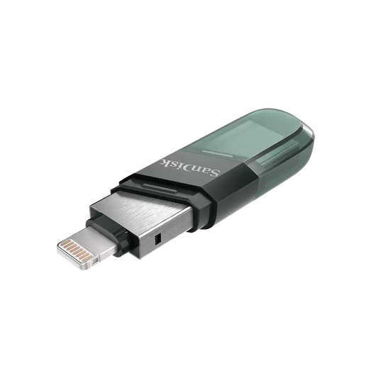 Memorie Externa USB-A 3.0 / Lightning SanDisk iXpand Flip, 128Gb SDIX90N-128G-GN6NE