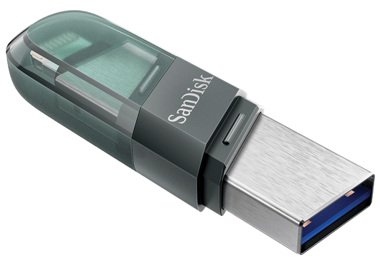 Memorie Externa USB-A 3.1 / Lightning SanDisk iXpand Flip, 256Gb SDIX90N-256G-GN6NE