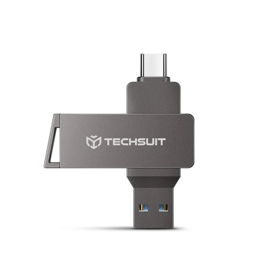 Memorie Externa USB-A 3.0 / USB-C Techsuit THSM20, 128Gb