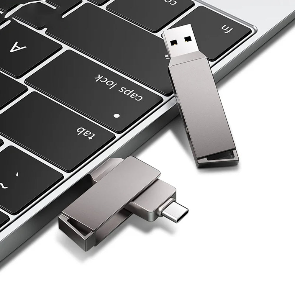 Memorie Externa USB-A 3.0 / USB-C Techsuit THSM20, 128Gb