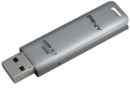 Memorie Externa USB-A 3.1 PNY Elite Steel, 32Gb FD32GESTEEL31G-EF