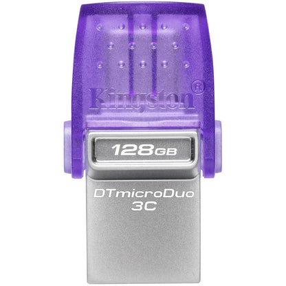 Memorie Externa USB-A 3.2 / USB-C Kingston microDuo 3C, 128Gb DTDUO3CG3/128GB