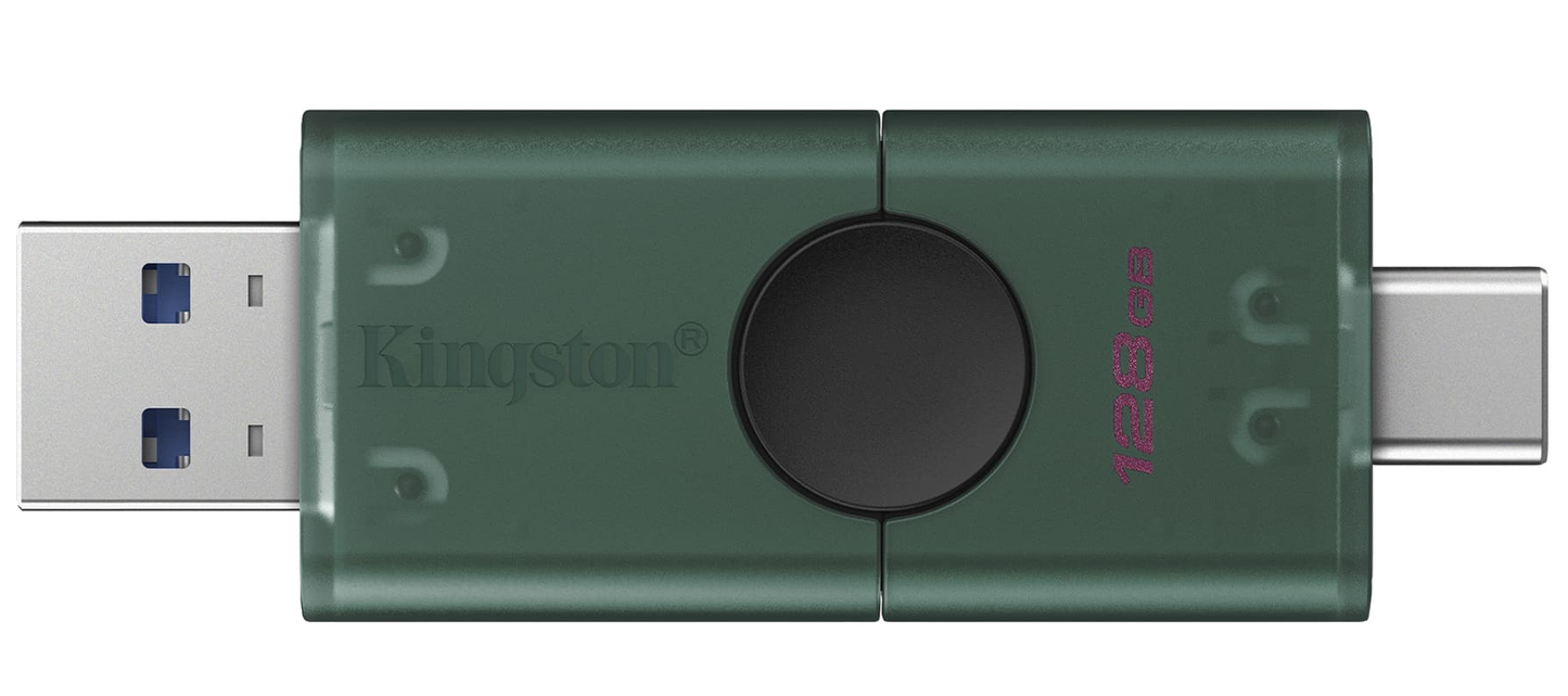 Memorie Externa USB-A 3.2 / USB-C Kingston Duo, 128Gb DTDEG2/128GB